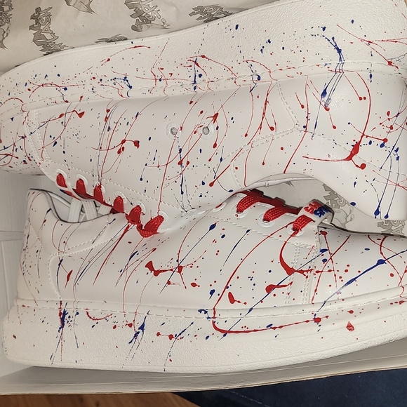 New California Swagg Splash sneakers...Red/Blue size 12 - Picture 9 of 13